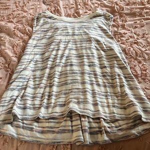 Knit striped tank top